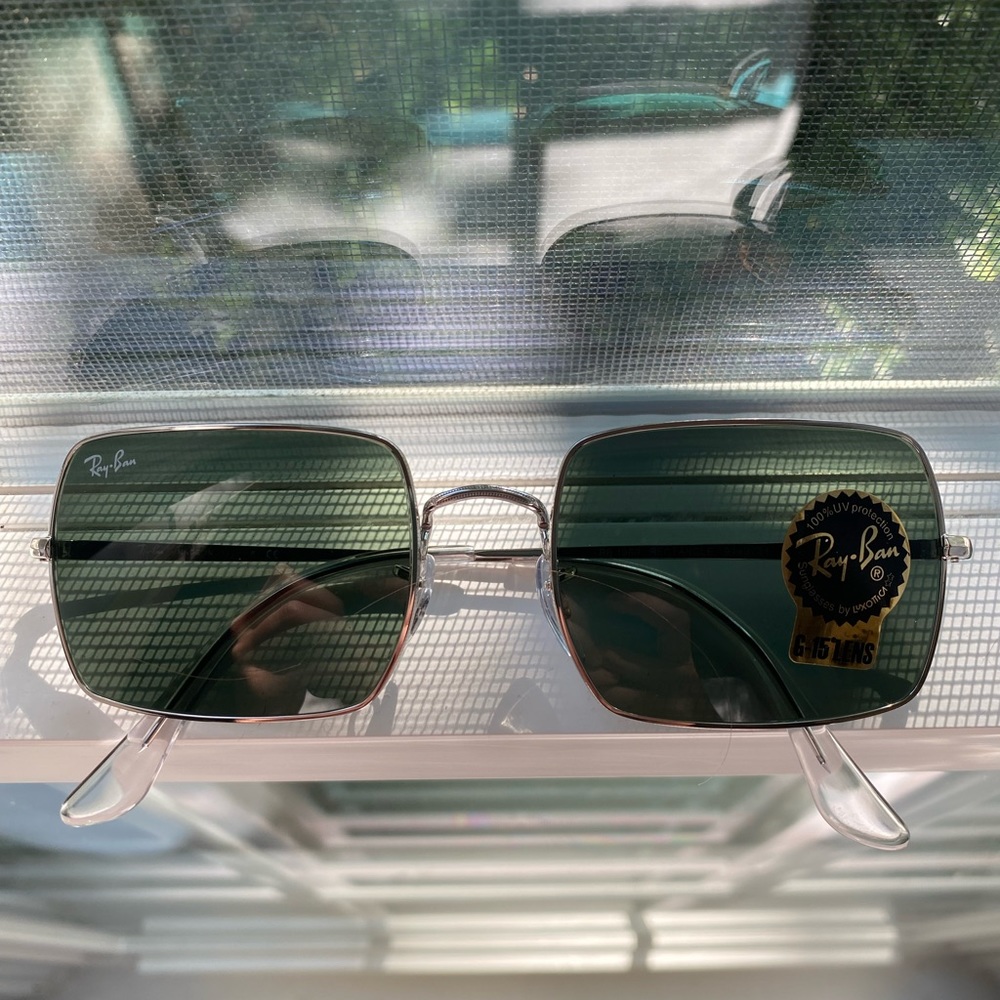Ray-Ban Rectangle RB1969 Sunglasses Silver